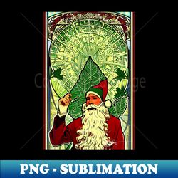 Stoner Santa Psychedelic 60s  19 - Trendy Sublimation Digital Download - Unlock Vibrant Sublimation Designs