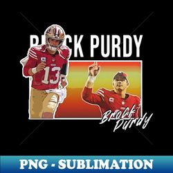 Brock Purdy the Goat Vintage - High-Resolution PNG Sublimation File - Create with Confidence