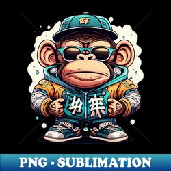 Cool Primate - Aesthetic Sublimation Digital File - Capture Imagination with Every Detail