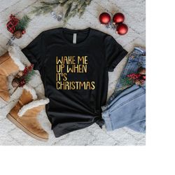 Wake Me When It's Christmas Sloth Ugly Christmas Shirt, Men's Short Sleeve T-Shirt, Christmas Shirt, Short Sleeve T-Shir