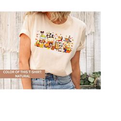 Fall Mickey Minnie Coffee Shirts, Cute Fall Sweatshirt, Coffee Lover Shirt, Halloween Disney Pumpkin Shirt, Pumpkin Spic