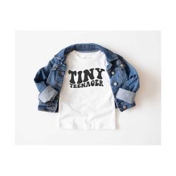 Tiny Teenager SVG | Funny Kids Shirt Svg | Kids Shirt | Girls SHirt Svg | Sassy Svg | Teenager Svg | Toddler Svg | Retro