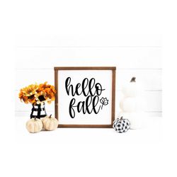 Hello Fall SVG | Happy Fall Yall Svg | Happy Fall Svg | Fall Svg | Fall Sign Svg | Autumn Svg | Happy Autumn Svg | Cricu