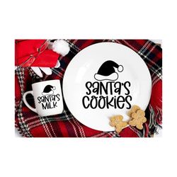 milk and cookies for santa svg | santa svg | santa's cookies svg | santa's milk svg | cookies for santa svg | christmas