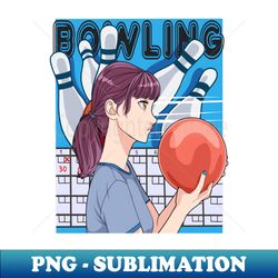 Lucky Bowling Shirt Female Bowler Player Mom Gift - Premium Sublimation Digital Download - Bring Your Designs to Life