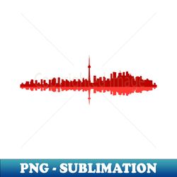 Canada - Toronto Skyline Reflection 022 - Unique Sublimation PNG Download - Unlock Vibrant Sublimation Designs