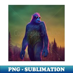 Dope Sasquatch in Nature - High-Quality PNG Sublimation Download - Perfect for Personalization