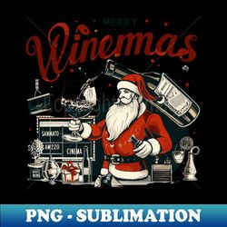 Merry winemas - Professional Sublimation Digital Download - Create with Confidence
