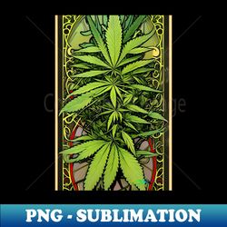 vintage cannabis beauty 1 - exclusive sublimation digital file - unleash your creativity
