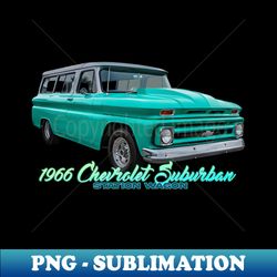 1966 Chevrolet Suburban Station Wagon - Digital Sublimation Download File - Spice Up Your Sublimation Projects