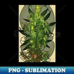 vintage cannabis beauty 3 - signature sublimation png file - unleash your inner rebellion