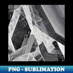 Black and white geometric patterns and shapes - Instant Sublimation Digital Download - Fashionable and Fearless