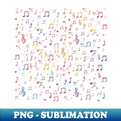 Music note pattern - Aesthetic Sublimation Digital File - Enhance Your Apparel with Stunning Detail