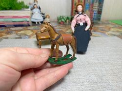 horse on a gurney. doll miniature. 1:12.
