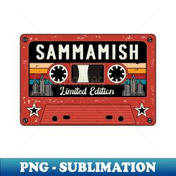 Retro Sammamish City - Digital Sublimation Download File - Unleash Your Creativity
