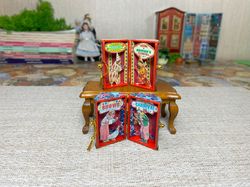 puppet circus. 1:12. puppet theater . dollhouse miniature.