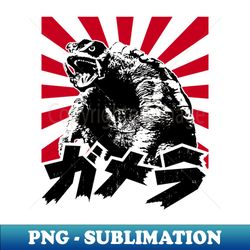 GAMERA - Rising sun 96 - Sublimation-Ready PNG File - Perfect for Personalization