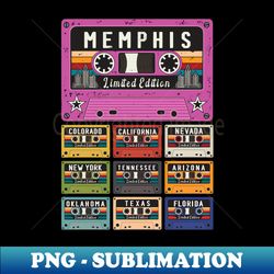 Memphis City retro - High-Quality PNG Sublimation Download - Add a Festive Touch to Every Day