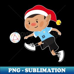 uruguay football christmas elf football world cup soccer t-shirt - vintage sublimation png download - capture imagination with every detail