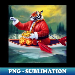 Tiger thanksgiving Santa Claus - Premium PNG Sublimation File - Bring Your Designs to Life