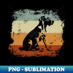 Retro Style Vintage Design English Foxhound Dog - Sublimation-Ready PNG File - Bold & Eye-catching
