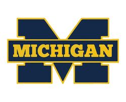 Michigan Wolverines Rugby Ball Svg, ncaa logo, ncaa Svg, ncaa Team Svg, NCAA, NCAA Design 47