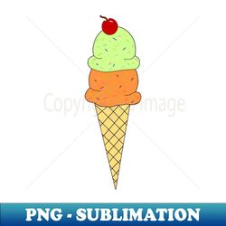 Tasty Ice Cream Cone Lover - High-Quality PNG Sublimation Download - Transform Your Sublimation Creations