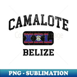 Camalote Belize - XXL Athletic design - PNG Transparent Sublimation File - Enhance Your Apparel with Stunning Detail