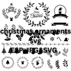 christmas ornaments svg design for decorations ,T-shirt svg design, cap svg design , svg sticker