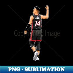 Tyler Herro 14 Gestures - Premium PNG Sublimation File - Fashionable and Fearless