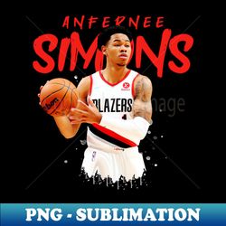 Anfernee Simons - Modern Sublimation PNG File - Vibrant and Eye-Catching Typography