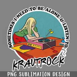 Krautrock Obsessive Music Fan ift  PNG Download