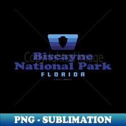 Biscayne National Park Retro Badge Arrowhead Blue - Professional Sublimation Digital Download - Perfect for Sublimation Mastery