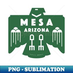 Native American Bird - Mesa Arizona Green - Sublimation-Ready PNG File - Stunning Sublimation Graphics