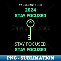 NO MAGA Republicans 2024 - Signature Sublimation PNG File - Vibrant and Eye-Catching Typography