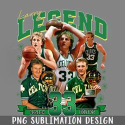 Larry Bird Legend Air Bird Basketball Signature Vintage Retro 80s 90s Bootleg Rap Style PNG Download