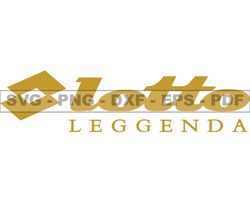 Logo Lotto Leggenda Svg, Fashion Brand Logo 160