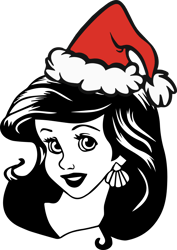 Disney Princess Christmas Clipart, Princesses Christmas Svg cut files for Cricut, Silhouette, Png, DXF, Instant Download