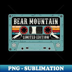 Vintage Bear Mountain - Exclusive PNG Sublimation Download - Add a Festive Touch to Every Day