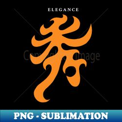 Elegance Auspicious Chinese Characters - Sublimation-Ready PNG File - Unlock Vibrant Sublimation Designs
