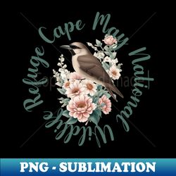 Retro Cape May Birdwatch - PNG Sublimation Digital Download - Transform Your Sublimation Creations