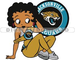 Jacksonville Jaguars Betty Boop Svg, NFL Svg, Girl Sport Svg, Football Svg Download Digital File 12