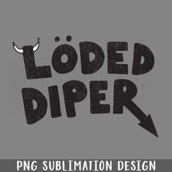 Loded Diper vintage logo PNG Download