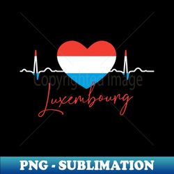 luxembourg - Decorative Sublimation PNG File - Spice Up Your Sublimation Projects