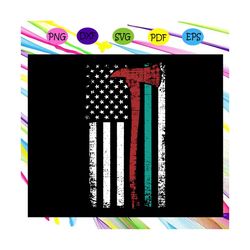 Thin Red Line Flag, American Flag Svg, Us Flag Svg, Ptsd Awareness Day Svg, Ptsd For Silhouette, Files For Cricut, SVG,