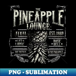 Pineapple lounge design - PNG Transparent Digital Download File for Sublimation - Enhance Your Apparel with Stunning Detail