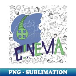 Cinema theme pattern - Premium Sublimation Digital Download - Perfect for Creative Projects