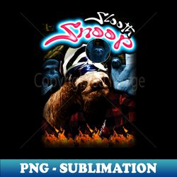 Snoop sloth vintage 90s bootleg design - Unique Sublimation PNG Download - Unlock Vibrant Sublimation Designs