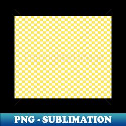 Checkered Yellow And White - High-Quality PNG Sublimation Download - Perfect for Sublimation Art
