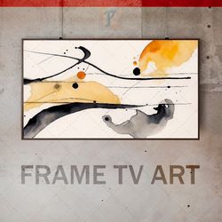Samsung Frame TV Art Digital Download, Frame TV Art watercolors abstraction, Frame TV art modern, Frame Tv art painting